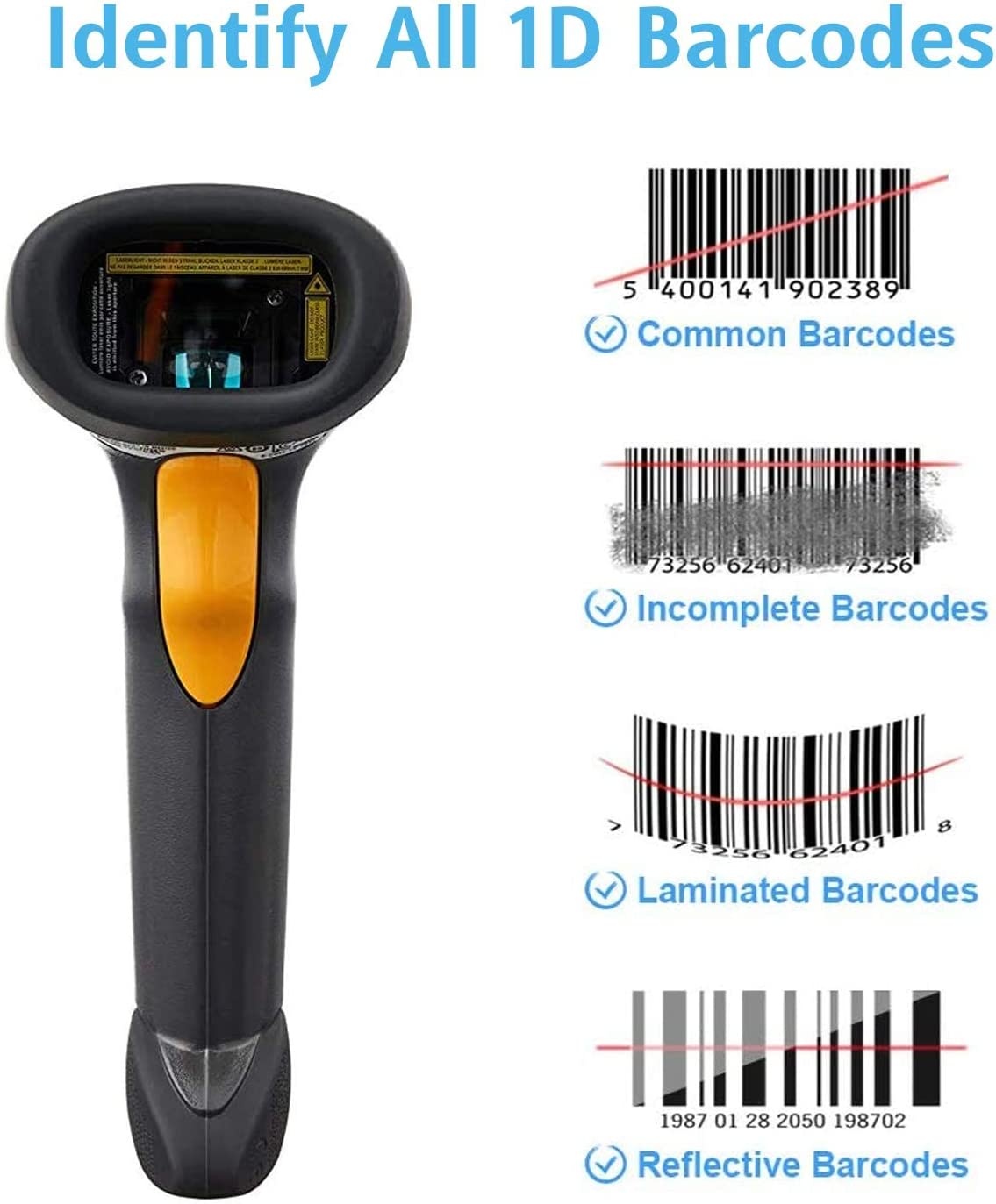 Zebra Symbol LS2208 HANDHELD Zebra Symbol LS2208 HANDHELD 1D LASER ...